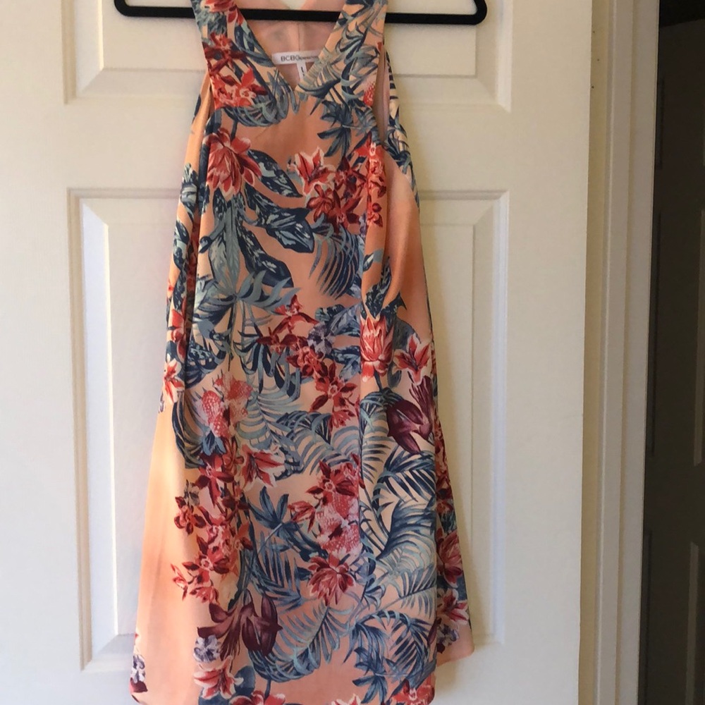 BCBGeneration Pink Floral Dress